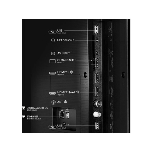 TV UHD HISENSE 75E7Q SMART 4K QLED